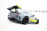 Maxton rear splitter (with vertical bars) for Mercedes-AMG GT C C190 Facelift