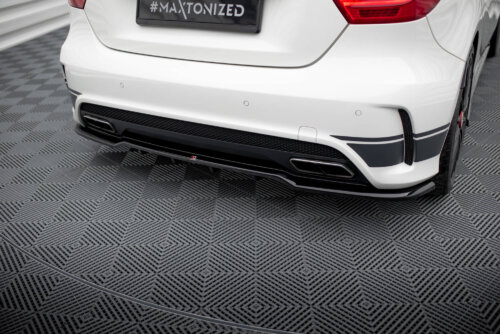 Maxton rear splitter (with vertical bars) for Mercedes-Benz A45 AMG W176