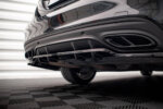 Maxton rear splitter (with vertical bars) for Mercedes-Benz C AMG-Line W205 Facelift