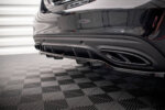 Maxton rear splitter (with vertical bars) for Mercedes-Benz C AMG-Line W205 Facelift