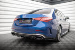 Maxton rear splitter (with vertical bars) for Mercedes-Benz C AMG-Line W206