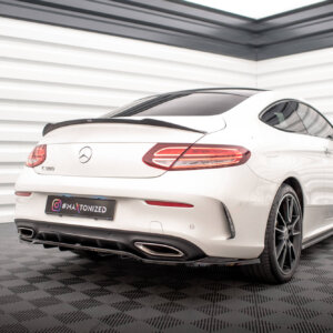 Maxton stražnji splitter (s vertikalnim šipkama) za Mercedes-Benz C Coupe AMG-Line C205 Facelift