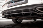 Maxton rear splitter (with vertical bars) for Mercedes-Benz C Coupe AMG-Line C205 Facelift