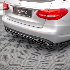 Maxton stražnji splitter (s vertikalnim šipkama) za Mercedes-Benz C W205