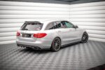 Maxton rear splitter (with vertical bars) for Mercedes-Benz C W205