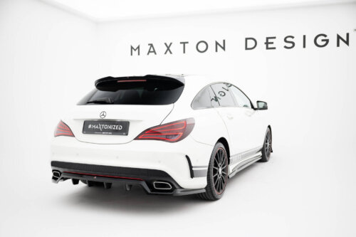 Maxton rear splitter (with vertical bars) for Mercedes-Benz CLA AMG-Line C117