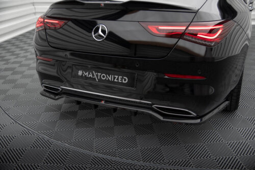 Maxton rear splitter (with vertical bars) for Mercedes-Benz CLA Coupe C118