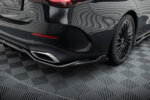 Maxton rear splitter (with vertical bars) for Mercedes-Benz E AMG-Line Sedan / Estate W214