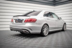 Maxton rear splitter (with vertical bars) for Mercedes-Benz E AMG-Line Sedan W212 Facelift