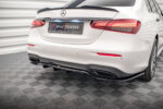 Maxton rear splitter (with vertical bars) for Mercedes-Benz E AMG-Line Sedan W213 Facelift