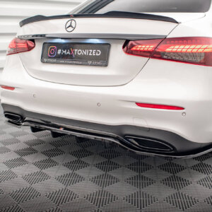 Maxton stražnji splitter (s vertikalnim šipkama) za Mercedes-Benz E AMG-Line Sedan W213 Facelift