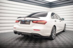 Maxton rear splitter (with vertical bars) for Mercedes-Benz E AMG-Line Sedan W213 Facelift