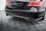 Maxton rear splitter (with vertical bars) for Mercedes-Benz E W212 Facelift