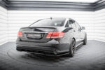 Maxton rear splitter (with vertical bars) for Mercedes-Benz E63 AMG Sedan W212 Facelift