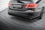 Maxton rear splitter (with vertical bars) for Mercedes-Benz E63 AMG Sedan W212 Facelift
