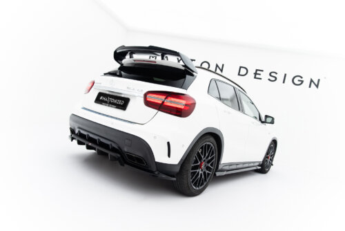 Maxton rear splitter (with vertical bars) for Mercedes-Benz GLA 45 AMG X156 Facelift