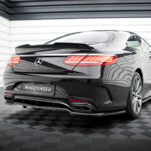 Maxton stražnji splitter (s vertikalnim šipkama) za Mercedes-Benz S Coupe AMG-Line C217 Facelift
