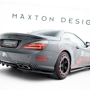 Maxton stražnji splitter (s vertikalnim šipkama) za Mercedes-Benz SL 63 AMG R231