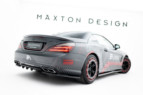 Maxton stražnji splitter (s vertikalnim šipkama) za Mercedes-Benz SL 63 AMG R231