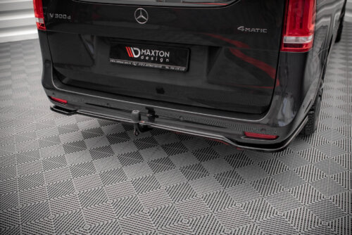 Maxton rear splitter (with vertical bars) for Mercedes-Benz V-Class AMG-Line W447 Facelift