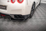 Maxton rear splitter (with vertical bars) for Nissan GTR R35 Facelift