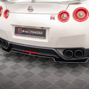 Maxton stražnji splitter (s vertikalnim šipkama) za Nissan GTR R35 Facelift