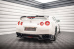 Maxton rear splitter (with vertical bars) for Nissan GTR R35 Facelift