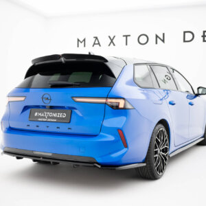 Maxton rear splitter (with vertical bars) for Opel Astra Sports Tourer L (MK6)