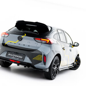 Maxton stražnji splitter (s vertikalnim šipkama) za Opel Corsa F Facelift (Mk6 Facelift)