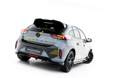 Maxton stražnji splitter (s vertikalnim šipkama) za Opel Corsa F Facelift (Mk6 Facelift)