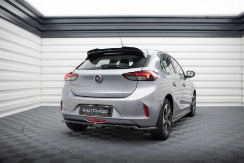 Maxton stražnji splitter (s vertikalnim šipkama) za Opel Corsa - e F ( Mk6)