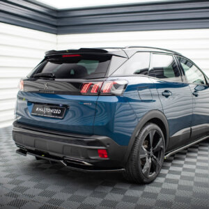 Maxton stražnji splitter (s vertikalnim šipkama) za Peugeot 3008 GT-Line Mk2 Facelift