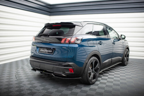 Maxton rear splitter (with vertical bars) for Peugeot 3008 GT-Line Mk2 Facelift