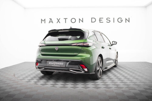 Maxton rear splitter (with vertical bars) for Peugeot 308 GT Hatchback Mk3