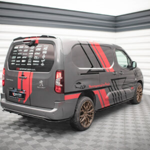 Maxton stražnji splitter (s vertikalnim šipkama) za Peugeot Partner Long Mk3