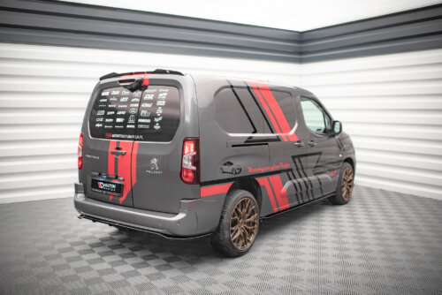 Maxton rear splitter (with vertical bars) for Peugeot Partner Long Mk3