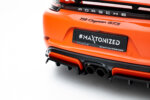 Maxton rear splitter (with vertical bars) for Porsche 718 Cayman GTS 982c