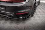 Maxton rear splitter (with vertical bars) for Porsche 911 Turbo S 992