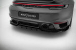 Maxton rear splitter (with vertical bars) for Porsche 911 Turbo S Sport Package 992