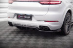Maxton rear splitter (with vertical bars) for Porsche Cayenne Coupe / SUV Mk3