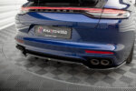Maxton rear splitter (with vertical bars) for Porsche Panamera E-Hybrid 971 Facelift