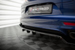 Maxton rear splitter (with vertical bars) for Porsche Panamera E-Hybrid 971 Facelift