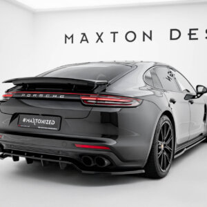 Maxton stražnji splitter (s vertikalnim šipkama) za Porsche Panamera Turbo S E-Hybrid / Panamera E-Hybrid / Panamera 4S 971