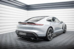 Maxton rear splitter (with vertical bars) for Porsche Taycan / Taycan 4 / Taycan 4S / Taycan GTS Mk1