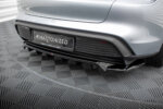 Maxton rear splitter (with vertical bars) for Porsche Taycan / Taycan 4 / Taycan 4S / Taycan GTS Mk1