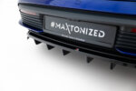 Maxton rear splitter (with vertical bars) for Porsche Taycan Turbo S Mk1