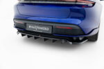 Maxton rear splitter (with vertical bars) for Porsche Taycan Turbo S Mk1