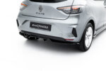 Maxton rear splitter (with vertical bars) for Renault Clio Mk5 Facelift