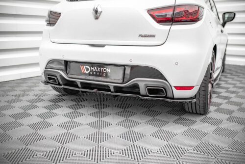 Maxton rear splitter (with vertical bars) for Renault Clio RS Mk4