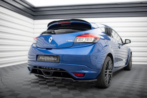 Maxton rear splitter (with vertical bars) for Renault Megane RS Mk3